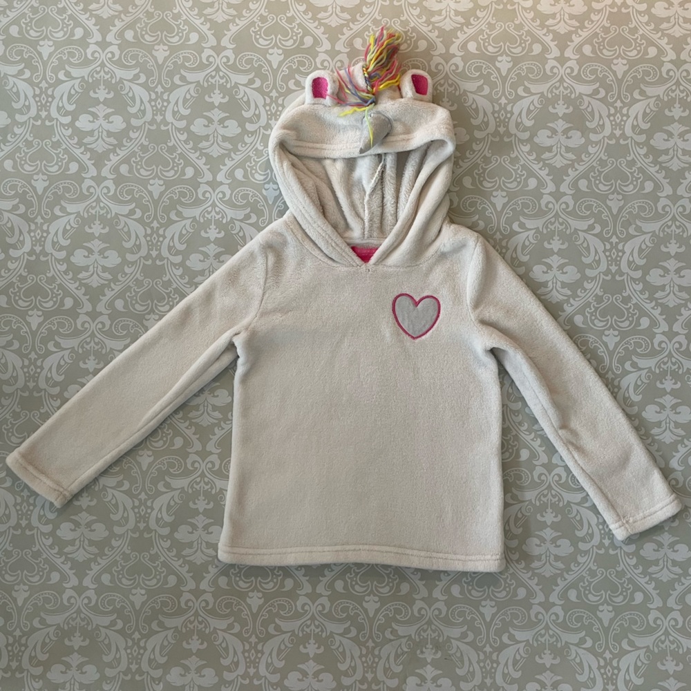 Isaac Mizrahi unicorn fleece hoodie (Girls)